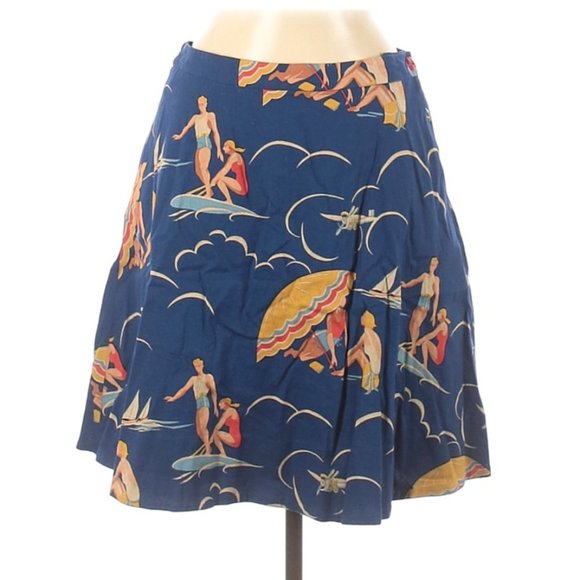 NWT Ralph Lauren Mikaela Retro Print Skirt - Picture 4 of 16